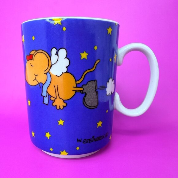 W. Steinbeck Other - Vintage W. Steinbeck Karlchen Angel Mouse Mug German Small Coffee Cup Porcelain